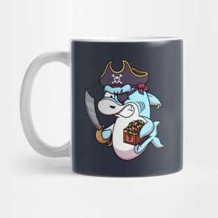 Pirate Shark With Treasure Mug